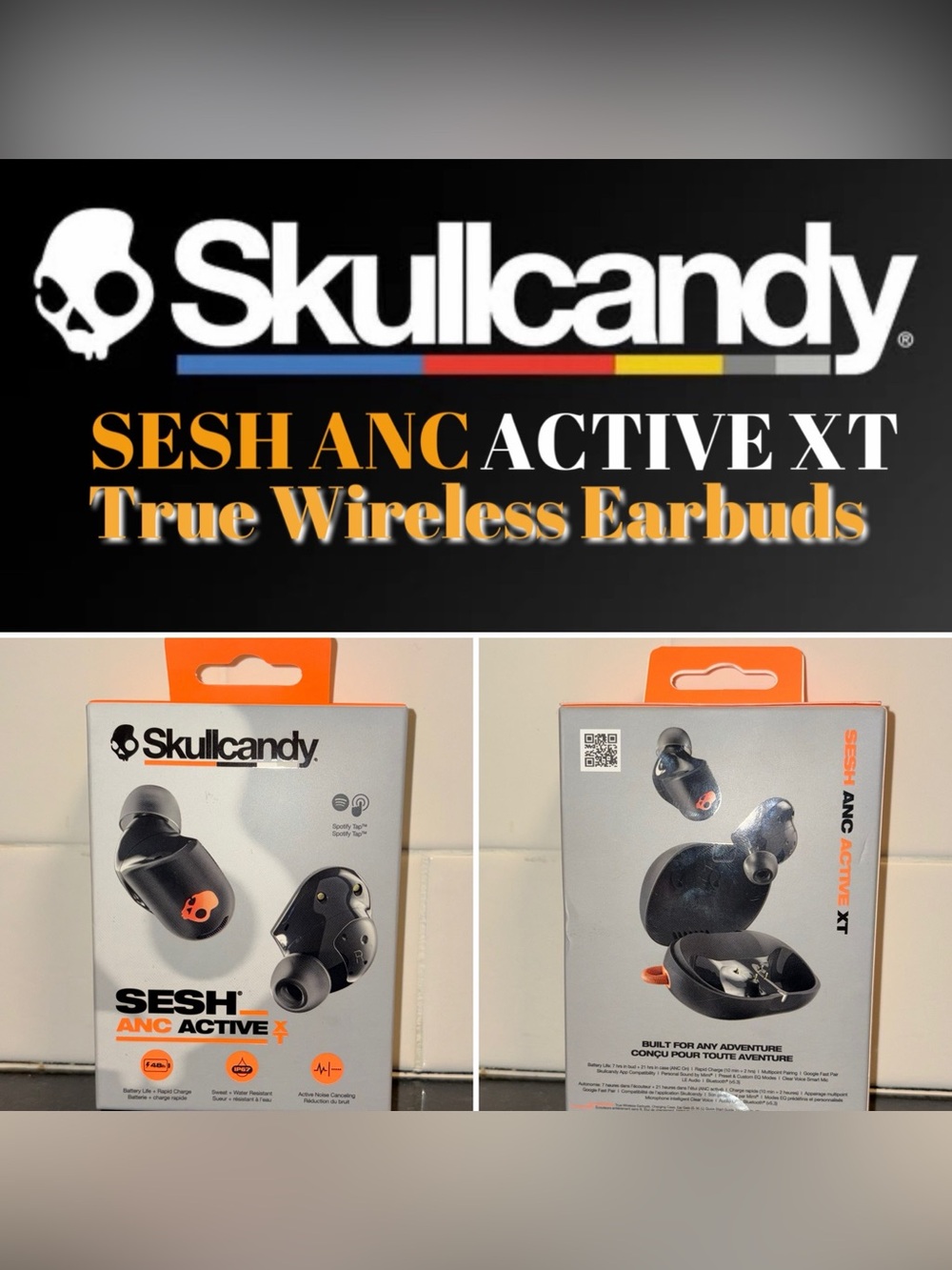 Skullcandy SESH ANC Active XT True Wireless Earbuds - New/Sealed